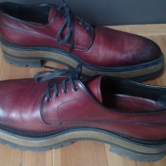 Pre-owned Men\'s PRADA Cordovan Shoes Calature Uomo main image 6